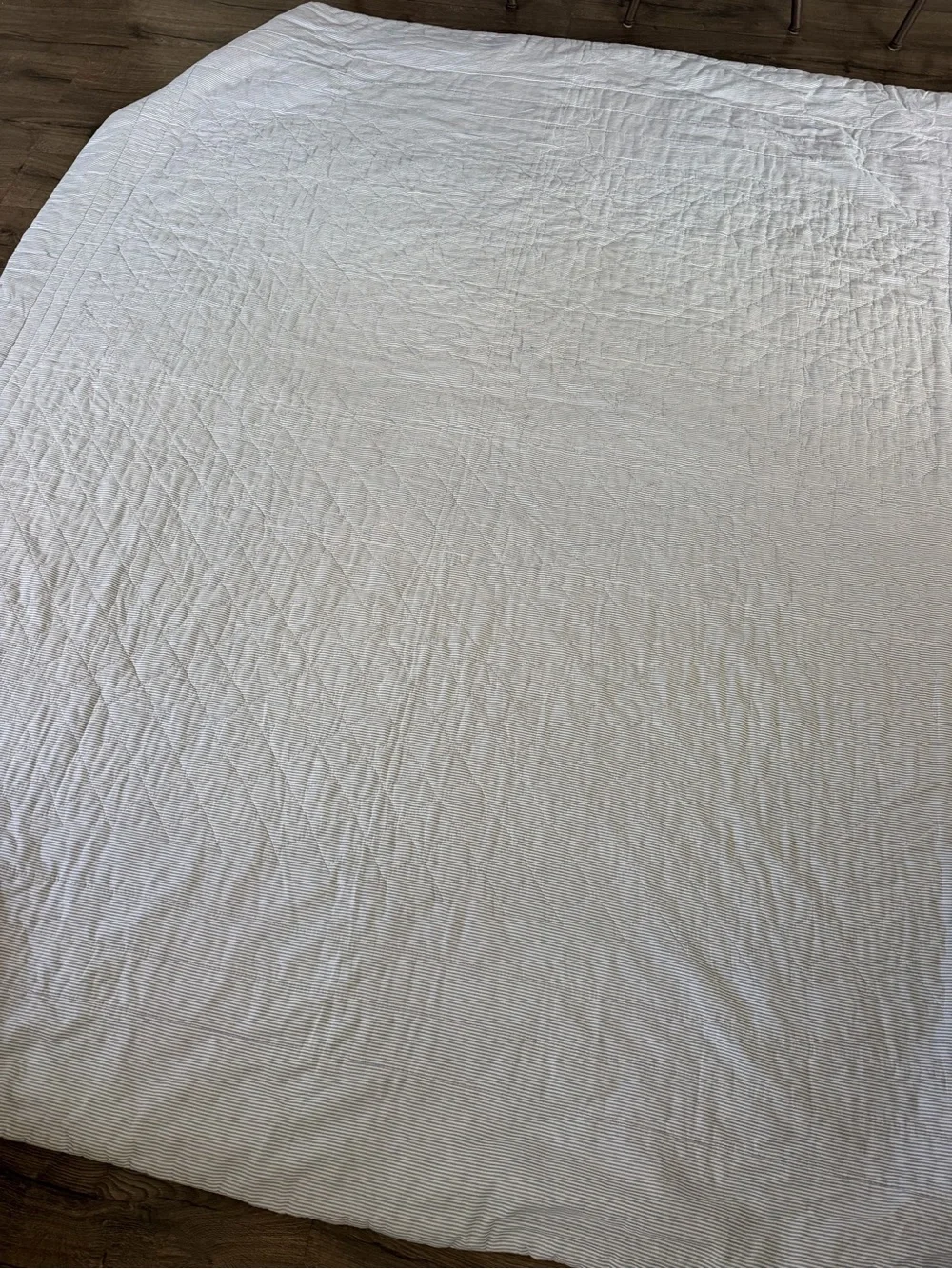 Tommy Hilfiger American Flag Quilt Stars Stripes Approximately 85”x100” Read Des